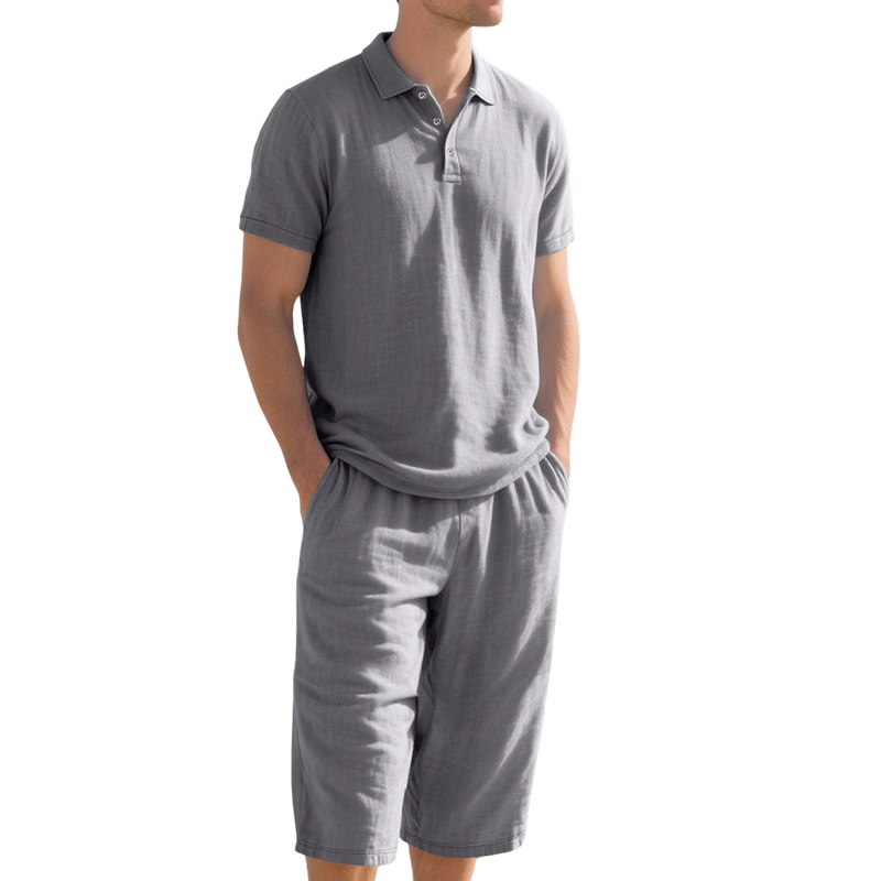 ⏳Time-Limited Special⏰Casual linen shirt and pants set for men – Lightweight, breathable, and relaxed fit – Perfect for summer, vacation, or the office – Natural, effortless look 👖