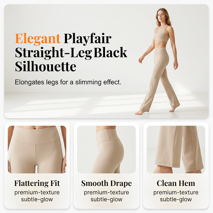 🏆 DERNIER JOUR – 50% DE RÉDUCTION ! 💥 Seulement 32,99 $ ! Pantalon de Yoga à Jambe Droite – Taille Haute, Tissu Extensible Respirant & Poche Cachée – Silhouette Flatteuse – Idéal pour le Yoga, le Sport et le Quotidien ✨🧘💪