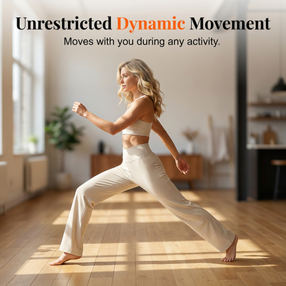 🏆 DERNIER JOUR – 50% DE RÉDUCTION ! 💥 Seulement 32,99 $ ! Pantalon de Yoga à Jambe Droite – Taille Haute, Tissu Extensible Respirant & Poche Cachée – Silhouette Flatteuse – Idéal pour le Yoga, le Sport et le Quotidien ✨🧘💪