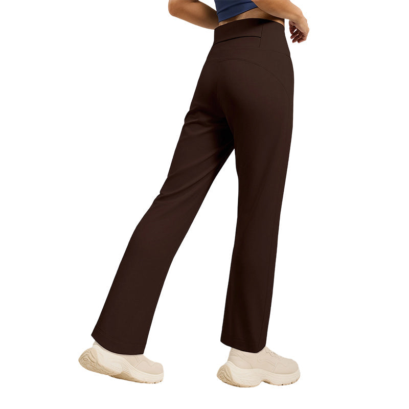 🏆 DERNIER JOUR – 50% DE RÉDUCTION ! 💥 Seulement 32,99 $ ! Pantalon de Yoga à Jambe Droite – Taille Haute, Tissu Extensible Respirant & Poche Cachée – Silhouette Flatteuse – Idéal pour le Yoga, le Sport et le Quotidien ✨🧘💪