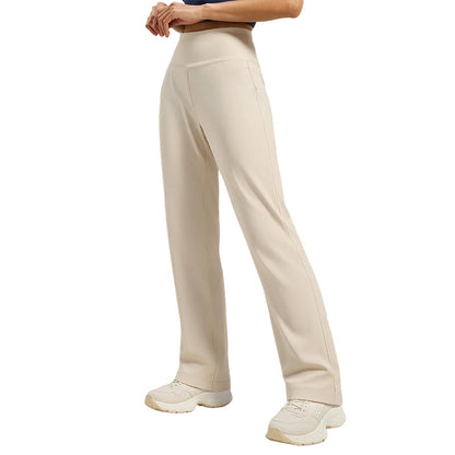 🏆 DERNIER JOUR – 50% DE RÉDUCTION ! 💥 Seulement 32,99 $ ! Pantalon de Yoga à Jambe Droite – Taille Haute, Tissu Extensible Respirant & Poche Cachée – Silhouette Flatteuse – Idéal pour le Yoga, le Sport et le Quotidien ✨🧘💪
