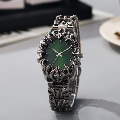 ⏳Time-Limited Special⏰Creative Claw-Shaped Quartz Watch for Men – Red Dial, Sculptural Bracelet, Statement Style 🔥