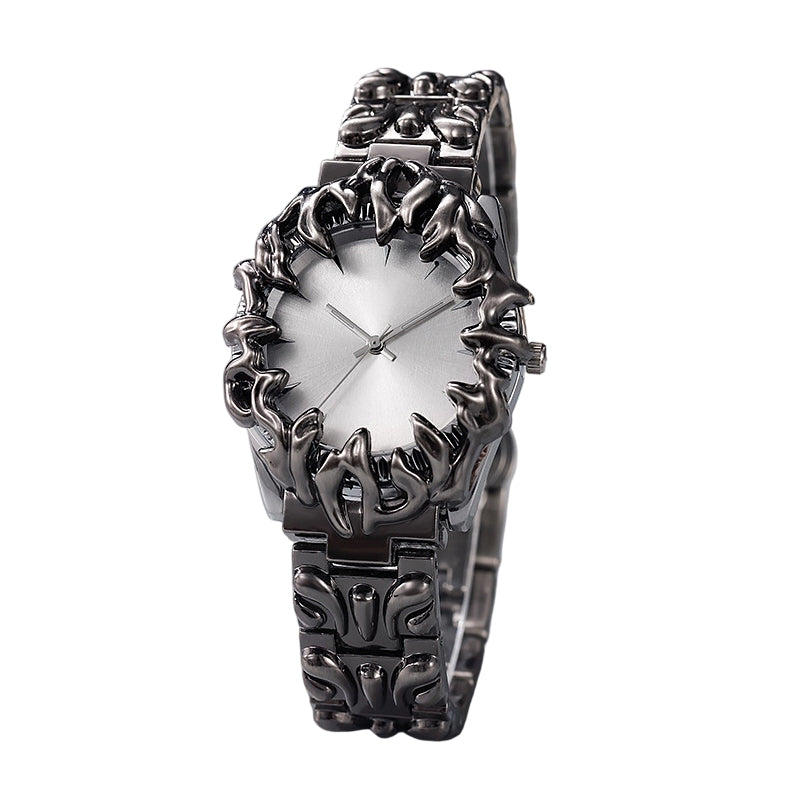 ⏳Time-Limited Special⏰Creative Claw-Shaped Quartz Watch for Men – Red Dial, Sculptural Bracelet, Statement Style 🔥