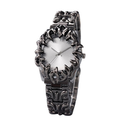 ⏳Time-Limited Special⏰Creative Claw-Shaped Quartz Watch for Men – Red Dial, Sculptural Bracelet, Statement Style 🔥