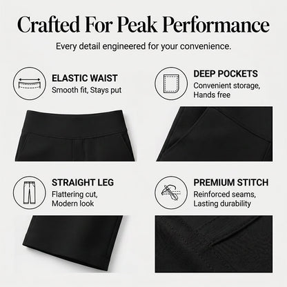 ⏳Time-Limited Special⏰Women's High-Waisted Stretch Cropped Pants