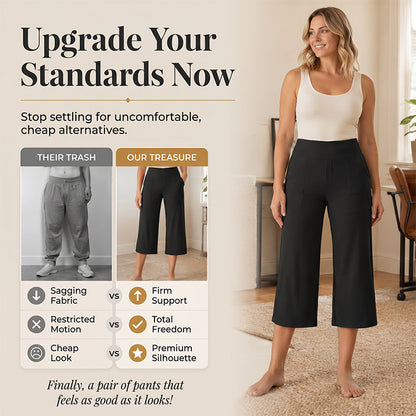 ⏳Time-Limited Special⏰Women's High-Waisted Stretch Cropped Pants