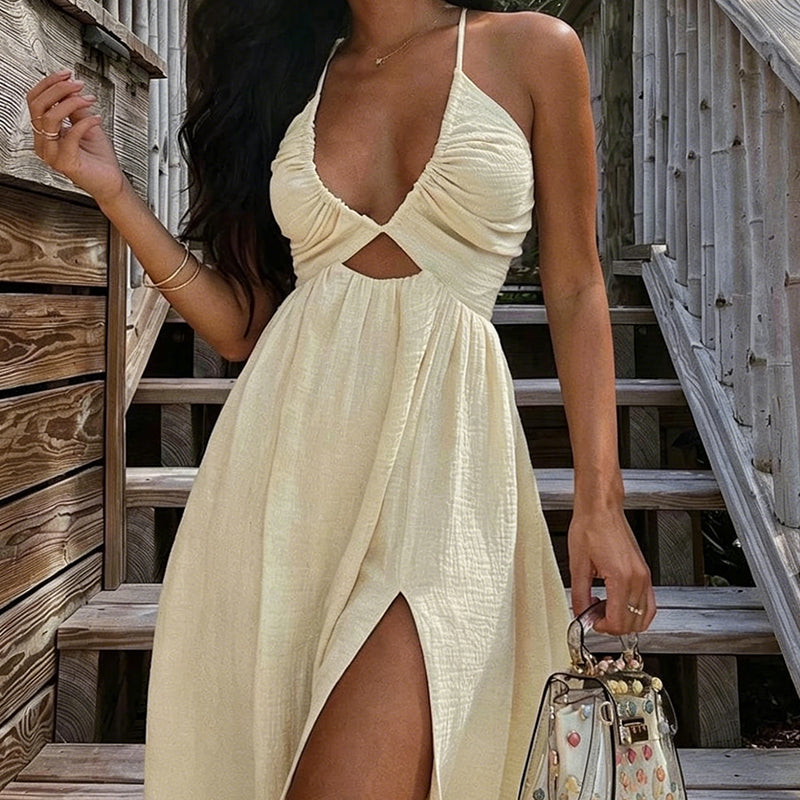 ⏳Time-Limited Special⏰Women's Summer Sexy V-Neck Maxi Dress👙👗