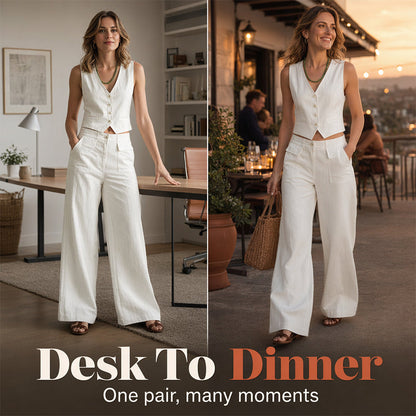 ⏳Time-Limited Special⏰Women's Casual Cotton Linen Loose-Fitting Pants