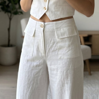 ⏳Time-Limited Special⏰Women's Casual Cotton Linen Loose-Fitting Pants
