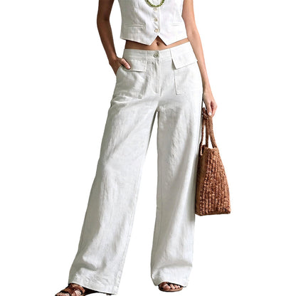 ⏳Time-Limited Special⏰Women's Casual Cotton Linen Loose-Fitting Pants