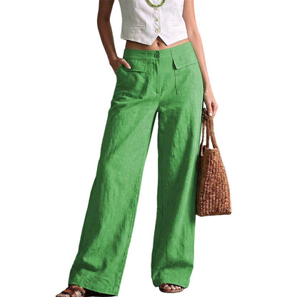 ⏳Time-Limited Special⏰Women's Casual Cotton Linen Loose-Fitting Pants