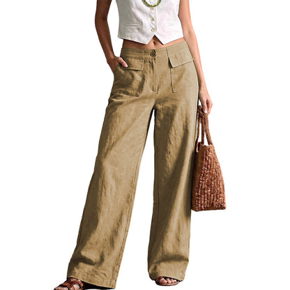 ⏳Time-Limited Special⏰Women's Casual Cotton Linen Loose-Fitting Pants
