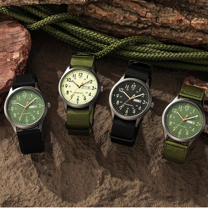 ⏳Time-Limited Special⏰Men's Quartz Watch with Luminous Display – Dual Glow, 30M Water Resistant, Date Window 🕶️
