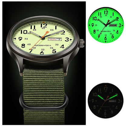 ⏳Time-Limited Special⏰Men's Quartz Watch with Luminous Display – Dual Glow, 30M Water Resistant, Date Window 🕶️