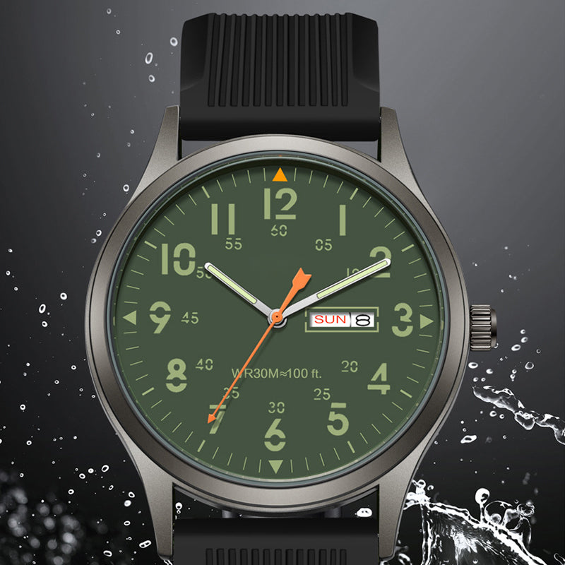 ⏳Time-Limited Special⏰Men's Quartz Watch with Luminous Display – Dual Glow, 30M Water Resistant, Date Window 🕶️