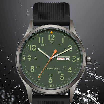 ⏳Time-Limited Special⏰Men's Quartz Watch with Luminous Display – Dual Glow, 30M Water Resistant, Date Window 🕶️