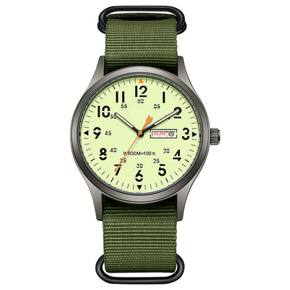 ⏳Time-Limited Special⏰Men's Quartz Watch with Luminous Display – Dual Glow, 30M Water Resistant, Date Window 🕶️