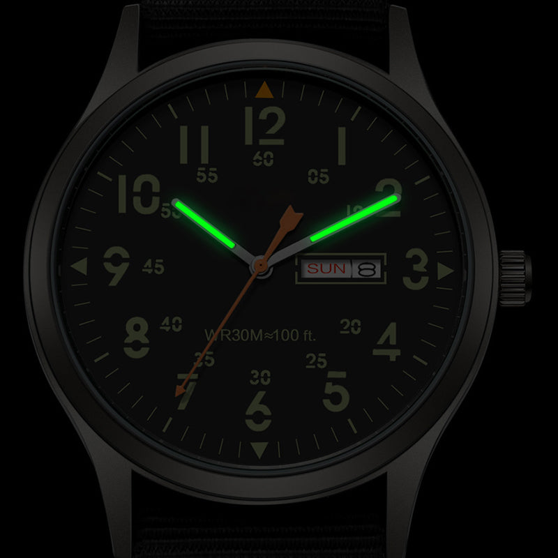 ⏳Time-Limited Special⏰Men's Quartz Watch with Luminous Display – Dual Glow, 30M Water Resistant, Date Window 🕶️