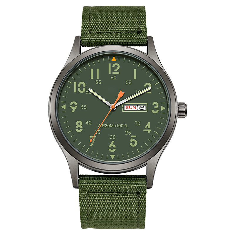 ⏳Time-Limited Special⏰Men's Quartz Watch with Luminous Display – Dual Glow, 30M Water Resistant, Date Window 🕶️