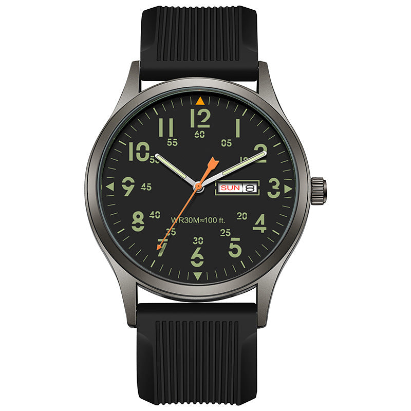 ⏳Time-Limited Special⏰Men's Quartz Watch with Luminous Display – Dual Glow, 30M Water Resistant, Date Window 🕶️