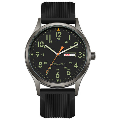 ⏳Time-Limited Special⏰Men's Quartz Watch with Luminous Display – Dual Glow, 30M Water Resistant, Date Window 🕶️