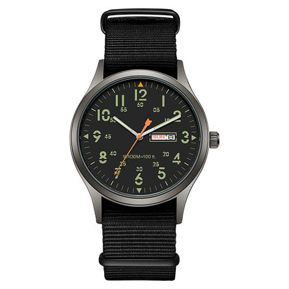 ⏳Time-Limited Special⏰Men's Quartz Watch with Luminous Display – Dual Glow, 30M Water Resistant, Date Window 🕶️