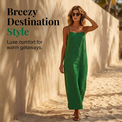 ⏳Time-Limited Special⏰Women's Casual Solid Color Slip Dress