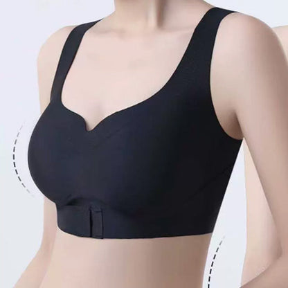 🎉FLASH DEAL 45% OFF – Posture-Support Front-Closure Bra · 50K+ SOLD! · Seamless, Soft Fabric, Invisible Under Clothes, All-Day Comfort 🤸‍♀️