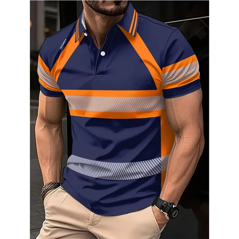 ⏳Time-Limited Special⏰Men's High Visibility Round-Neck Top – Breathable & reflective – Perfect for work, cycling or night activities – safe and comfortable 🌙💪✨