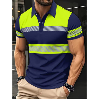 ⏳Time-Limited Special⏰Men's High Visibility Round-Neck Top – Breathable & reflective – Perfect for work, cycling or night activities – safe and comfortable 🌙💪✨
