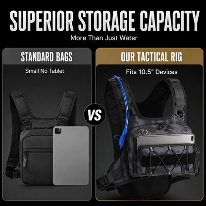 💥 Gear Within Reach | Men's Waterproof Tactical Chest Vest Pack