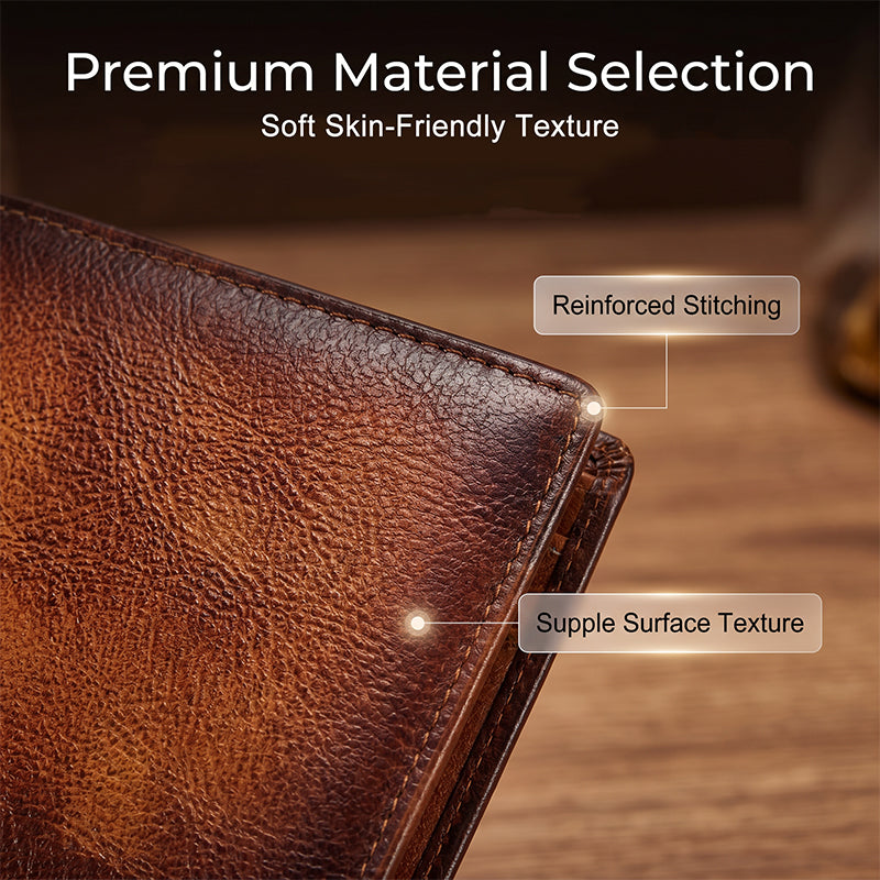 🔥🎁50K Over Sold!!!Men's Vintage RFID Blocking Wallet