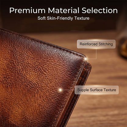 🔥🎁50K Over Sold!!!Men's Vintage RFID Blocking Wallet