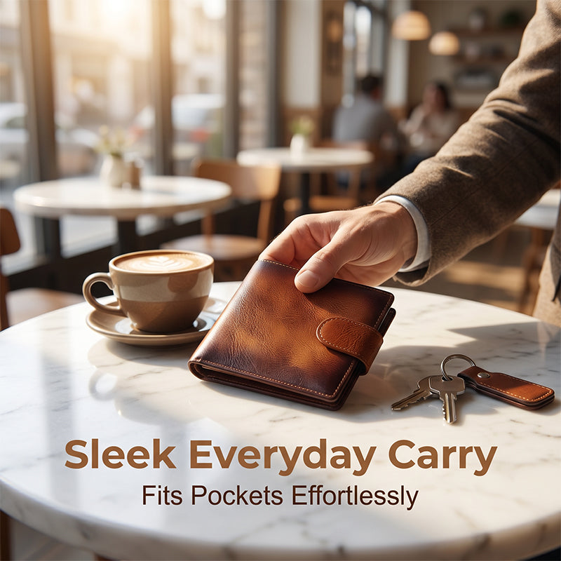 🔥🎁50K Over Sold!!!Men's Vintage RFID Blocking Wallet
