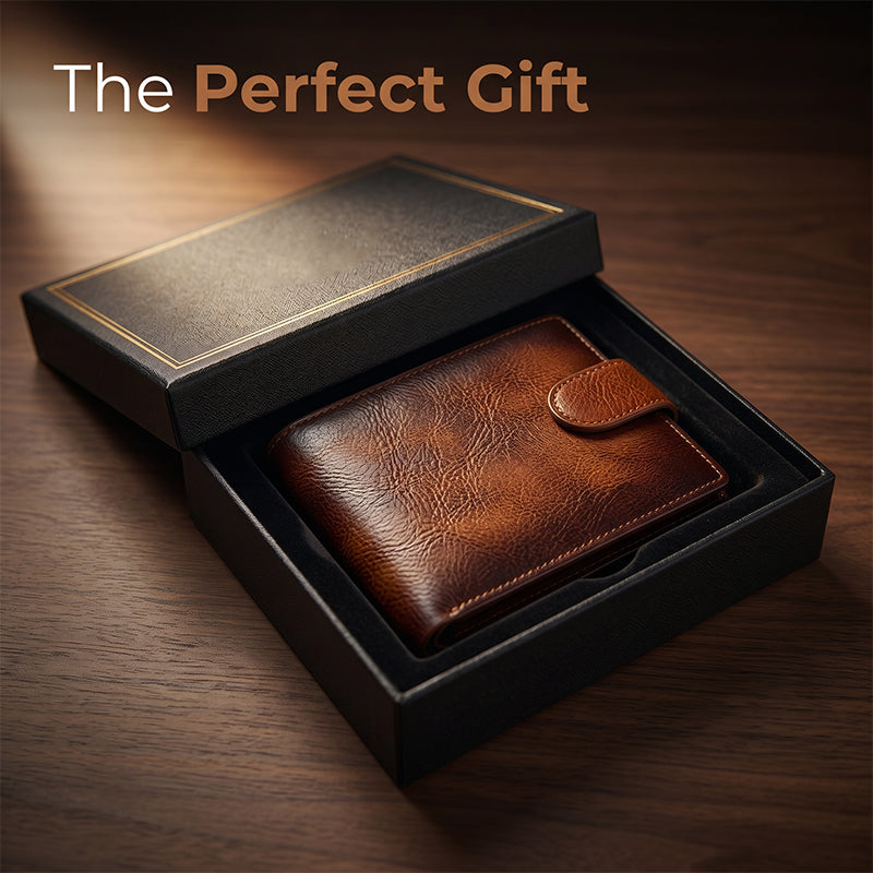 🔥🎁50K Over Sold!!!Men's Vintage RFID Blocking Wallet