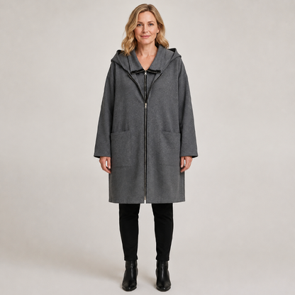 🧥 Double-Zip Detail, Easy Mid-Length Coverage | Women's Hooded Jacket