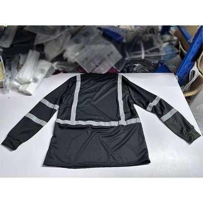 🦺 Stay Seen, Stay Comfortable | Men's High-Visibility Reflective Work Top