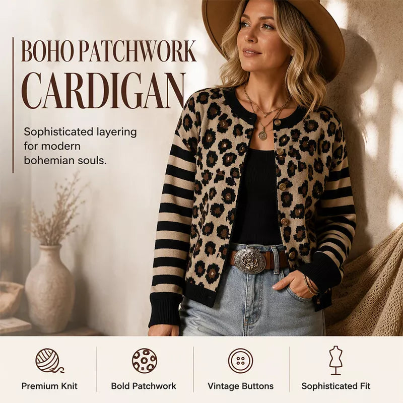 Women's Leopard Print Cardigan