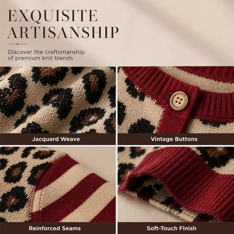 Women's Leopard Print Cardigan