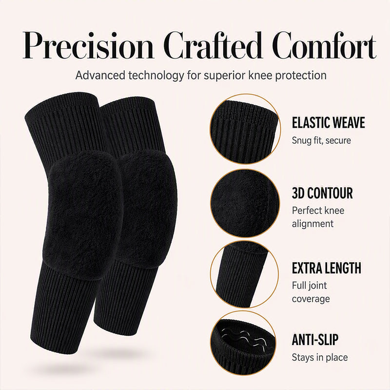 Unisex Extended Cashmere Knee Warmers
