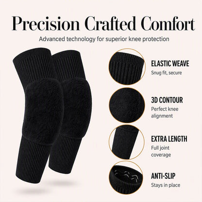 Unisex Extended Cashmere Knee Warmers