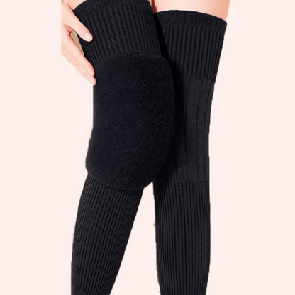 Unisex Extended Cashmere Knee Warmers