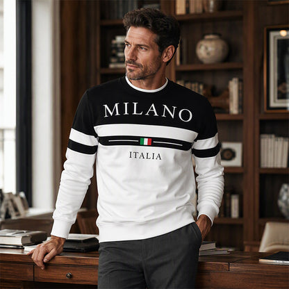 Men's Milano Italia Printed Sweatshirt