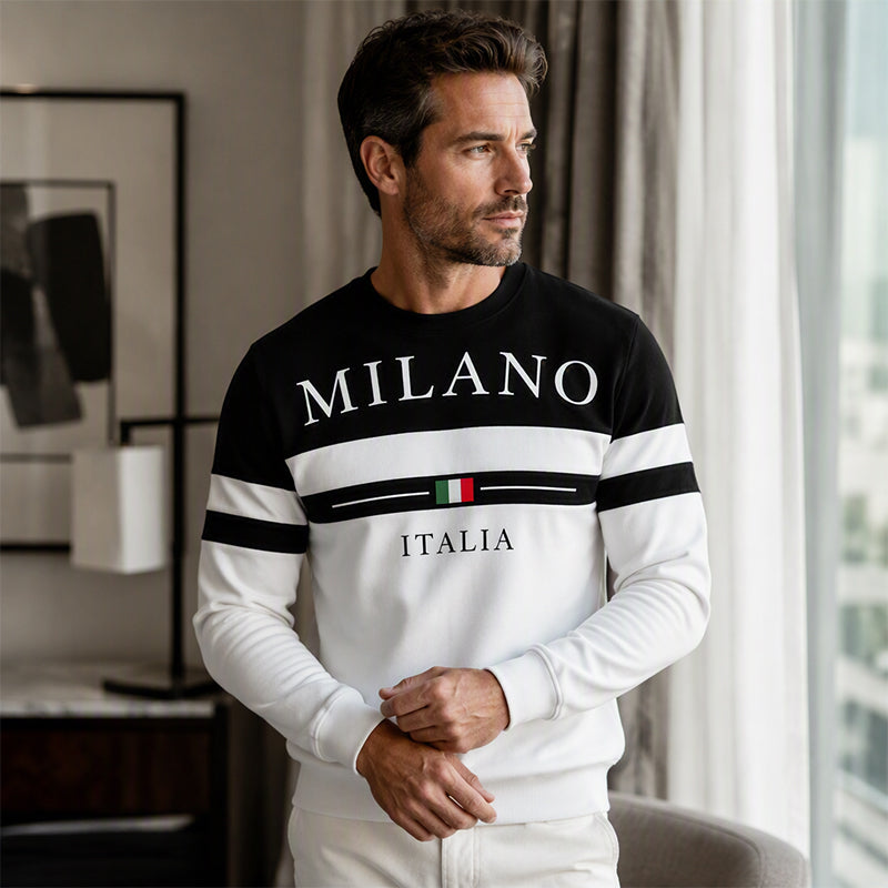 Men's Milano Italia Printed Sweatshirt