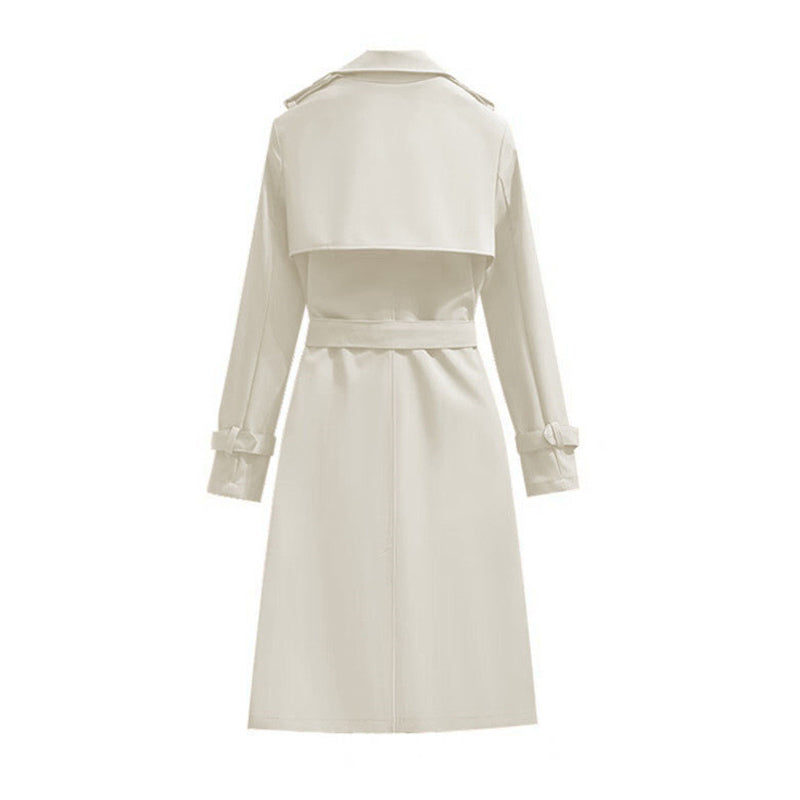 🏷️ Polished from Work to Dinner | Women's Mid-Length Draped Trench Coat