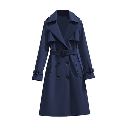 🏷️ Polished from Work to Dinner | Women's Mid-Length Draped Trench Coat