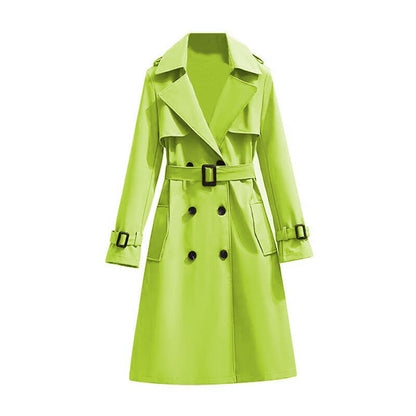 🧥 Smooth Drape, Polished Silhouette | Women's Mid-Length Trench Coat ⚡ Free Shipping