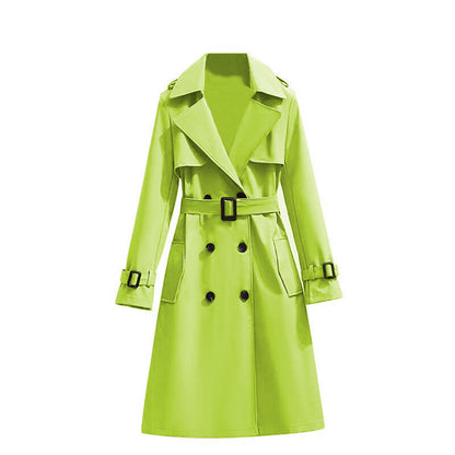 🏷️ Polished from Work to Dinner | Women's Mid-Length Draped Trench Coat