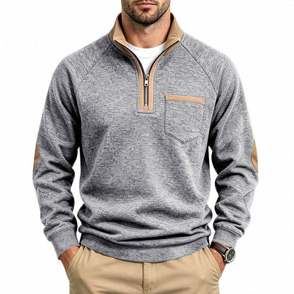 Men's Warm-Lined Quarter-Zip Pullover