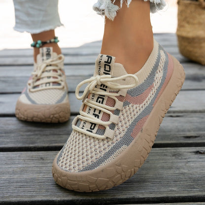 Women's Fashion Breathable Knit Sneakers